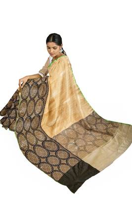 Women's tissue silk half half saree(SD3900031) 5
