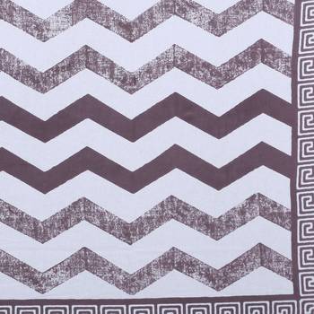 Grush 100% Cotton Jaipuri Block Print Single Bedsheet With Pillow Cover 4