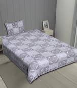 Grush 100% Cotton Jaipuri Block Print Single Bedsheet With Pillow Cover