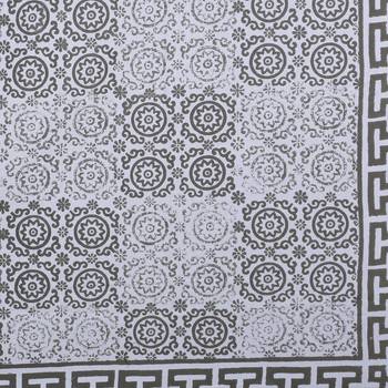 Grush 100% Cotton Jaipuri Block Print Single Bedsheet With Pillow Cover 4