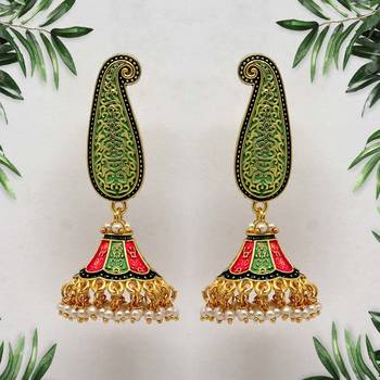 Pink jhumkas 1