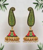 Pink jhumkas