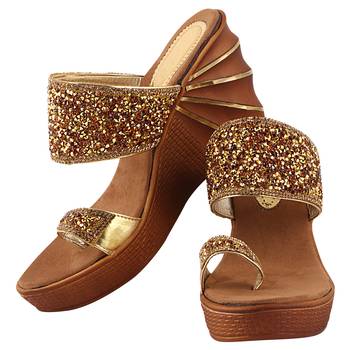 Do Bhai Women  Solid Heel 5