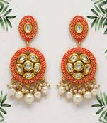 Orange danglers-drops