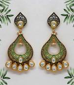 Green danglers-drops