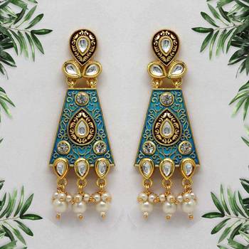 Turquoise danglers-drops 1