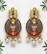 Purple danglers-drops