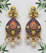 Purple danglers-drops