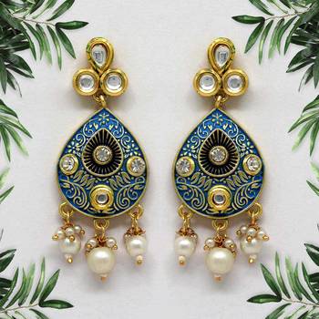 Turquoise danglers-drops 1