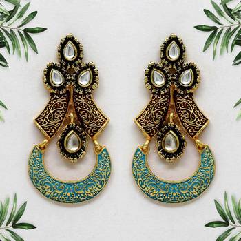 Turquoise danglers-drops 1