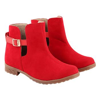 Do Bhai Women  Solid Boots 1