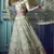 Green Sequins embroidered net Semi Stitched bridal lehenga