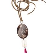 Brown agate necklaces