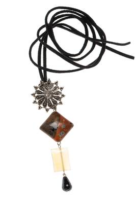 Brown agate necklaces 1