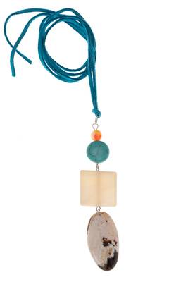 White agate necklaces 1