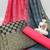 Grey jacquard jacquard salwar