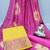 Yellow jacquard banarasi salwar