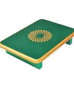 Home Decor Wooden Chowki for Bedroom Living Room Decor Corner Table Bajot