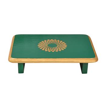 Home Decor Wooden Chowki for Bedroom Living Room Decor Corner Table Bajot 2