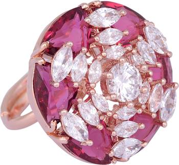 Multicolor cubic zirconia rings 1