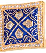 Blue cubic zirconia rings