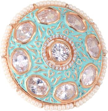 Gold cubic zirconia rings 1