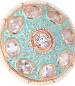 Gold cubic zirconia rings