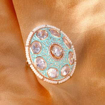 Gold cubic zirconia rings 2