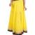 Gotta Work Long Flair Cotton Skirt/Chaniya - GotaSkirt-Yellow