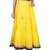 Gotta Work Long Flair Cotton Skirt/Chaniya - GotaSkirt-Yellow