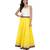 Gotta Work Long Flair Cotton Skirt/Chaniya - GotaSkirt-Yellow