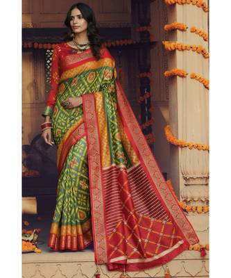 Multicolor Roop Kashish saree silk 1