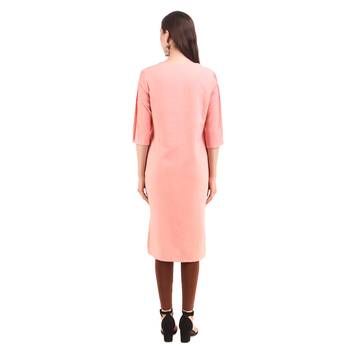 SWAGG INDIA  Wear Hand Work Embroidery Viscose Fabric with Inner Baby Pink Kurta Kurti 2
