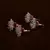 Rose Gold Plated Two Pairs of American Diamond Studs 216ED421