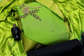 Mehendi Moti Cotton Salwar 1