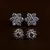 Rose Gold Plated Two Pairs of American Diamond Studs 216ED429