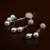 Rose Gold Plated Designer American Diamond Pendant Set 216ED439