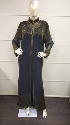 Moroccan Dubai Kaftan Abaya Dress Fancy Long Gown Beach Wear Jacket 4210 1