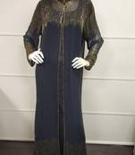 Moroccan Dubai Kaftan Abaya Dress Fancy Long Gown Beach Wear Jacket 4210