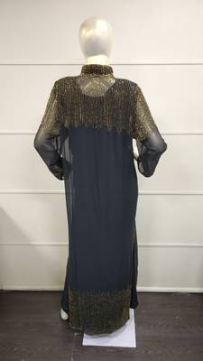 Moroccan Dubai Kaftan Abaya Dress Fancy Long Gown Beach Wear Jacket 4210 2