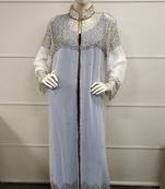 Moroccan Dubai Kaftan Abaya Dress Fancy Long Gown Beach Wear Jacket 0329