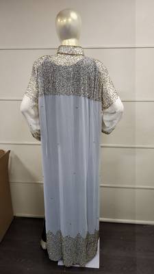 Moroccan Dubai Kaftan Abaya Dress Fancy Long Gown Beach Wear Jacket 0329 3