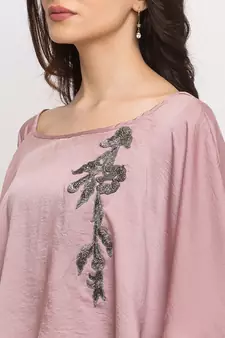 Sheczzar Pink Color COTTON  Floor Length  Party wear Gown.