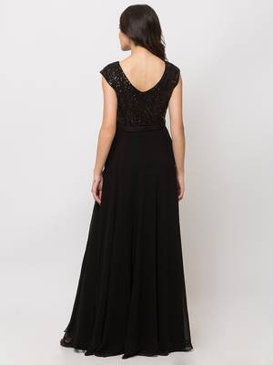 Sheczzar Black Color Georgette Floor Length  Party wear Gown. 3