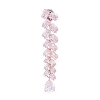 White cubic zirconia earrings 3