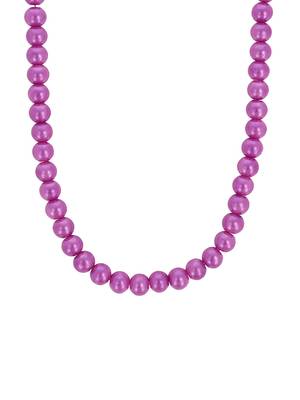 Girls Pink Pearl Necklace 1