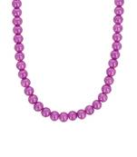 Girls Pink Pearl Necklace