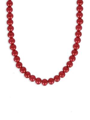 Girls Red Pearl Necklace 1