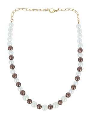Girls White Pearl Necklace 2