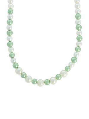 Girls White Pearl Necklace 1